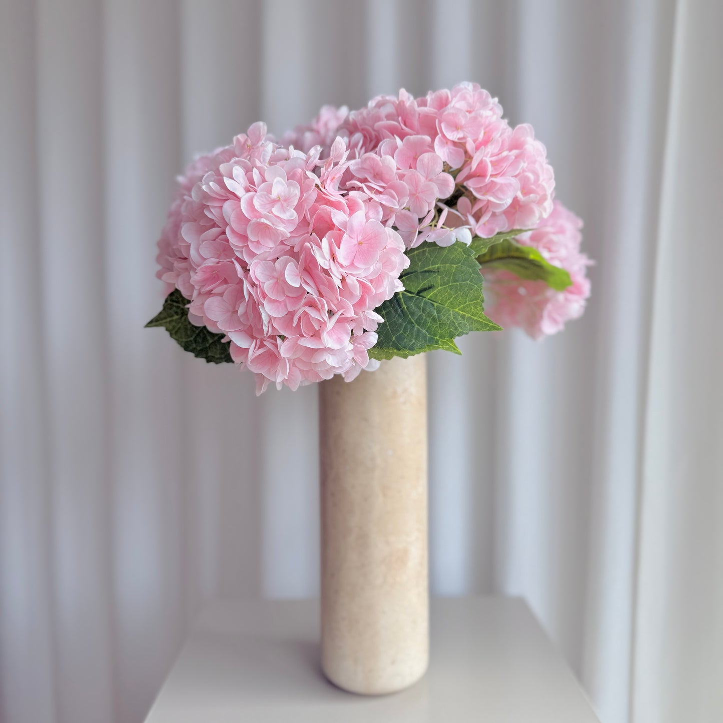 Hortensia lyserød